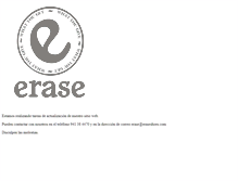 Tablet Screenshot of eraseshoes.com